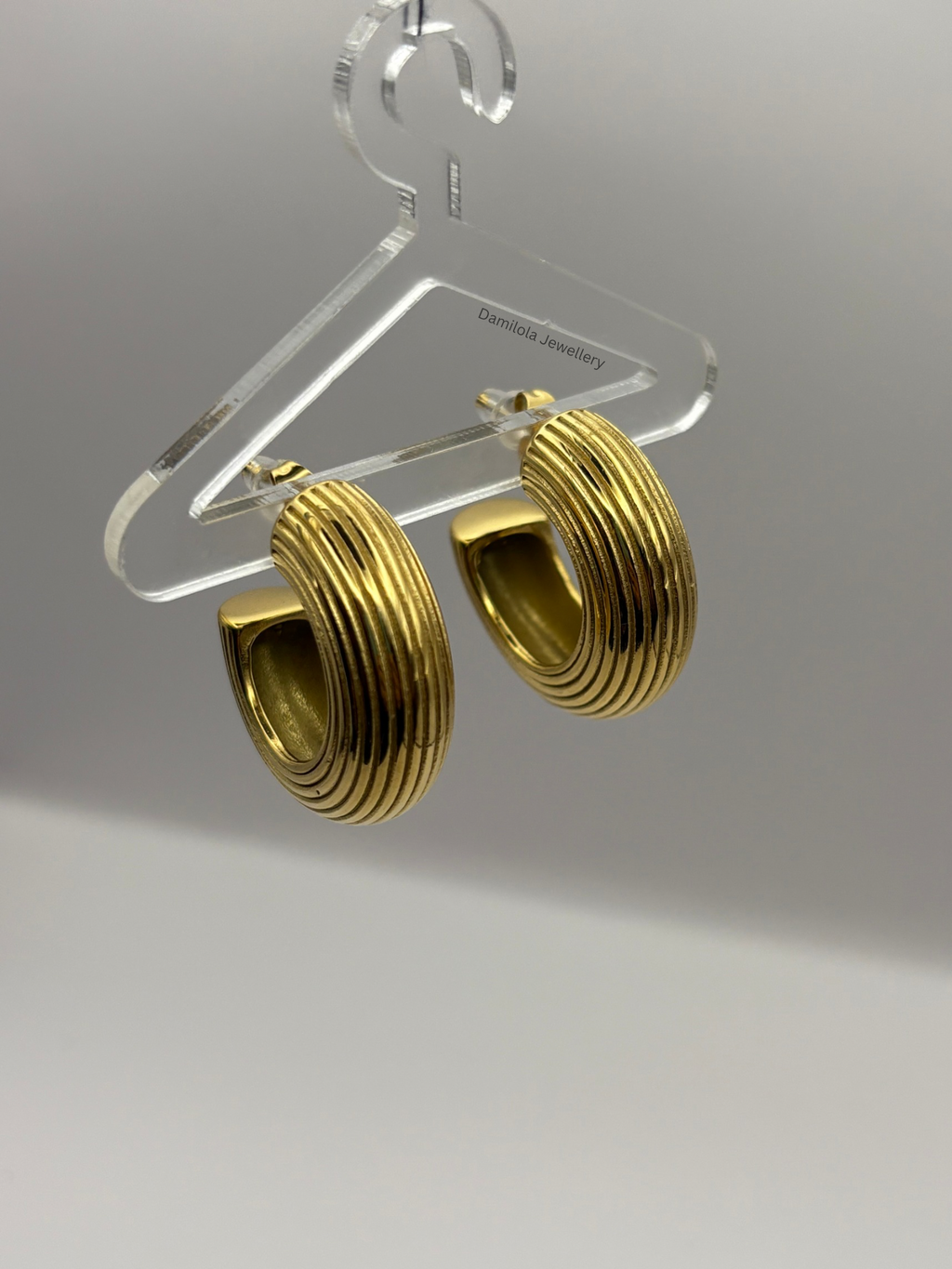 Luxe Gold Chunky ‘Jameila’ Hoop Earrings