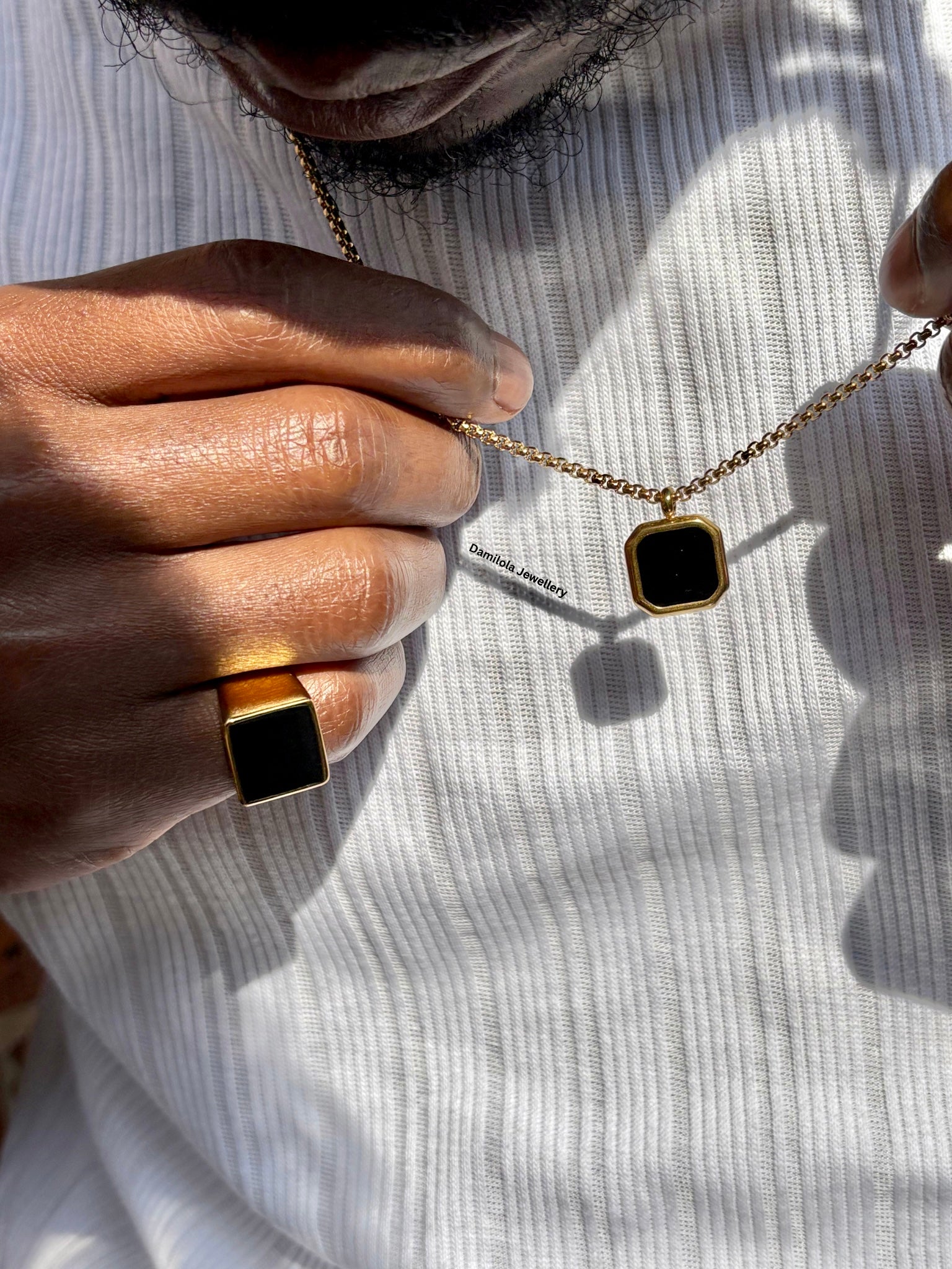 King Noir Necklace Gold/Silver