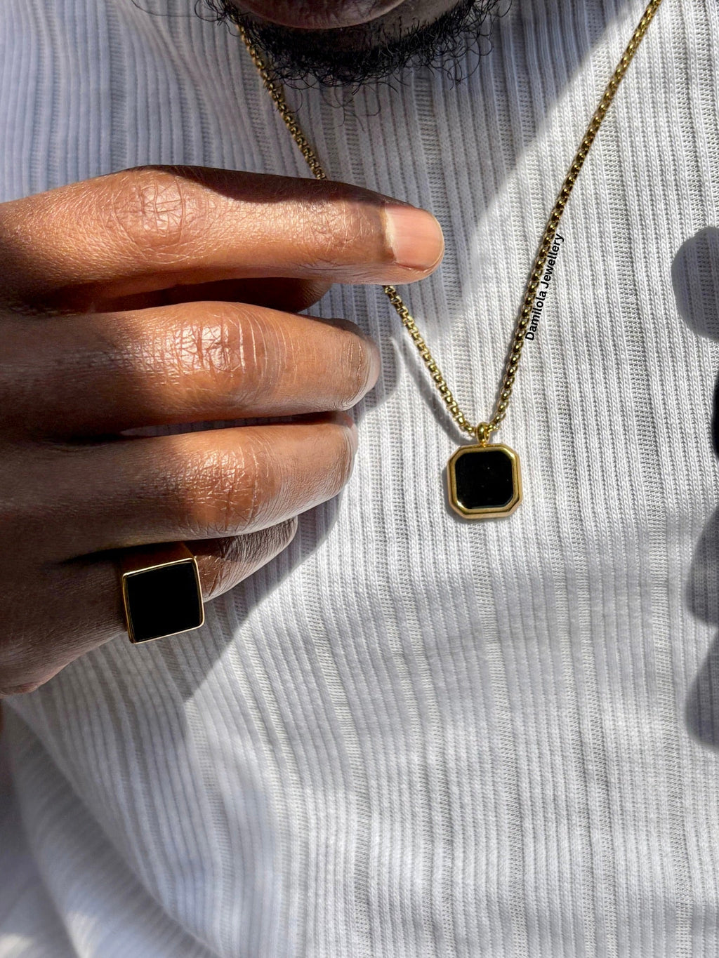 King Noir Necklace Gold/Silver