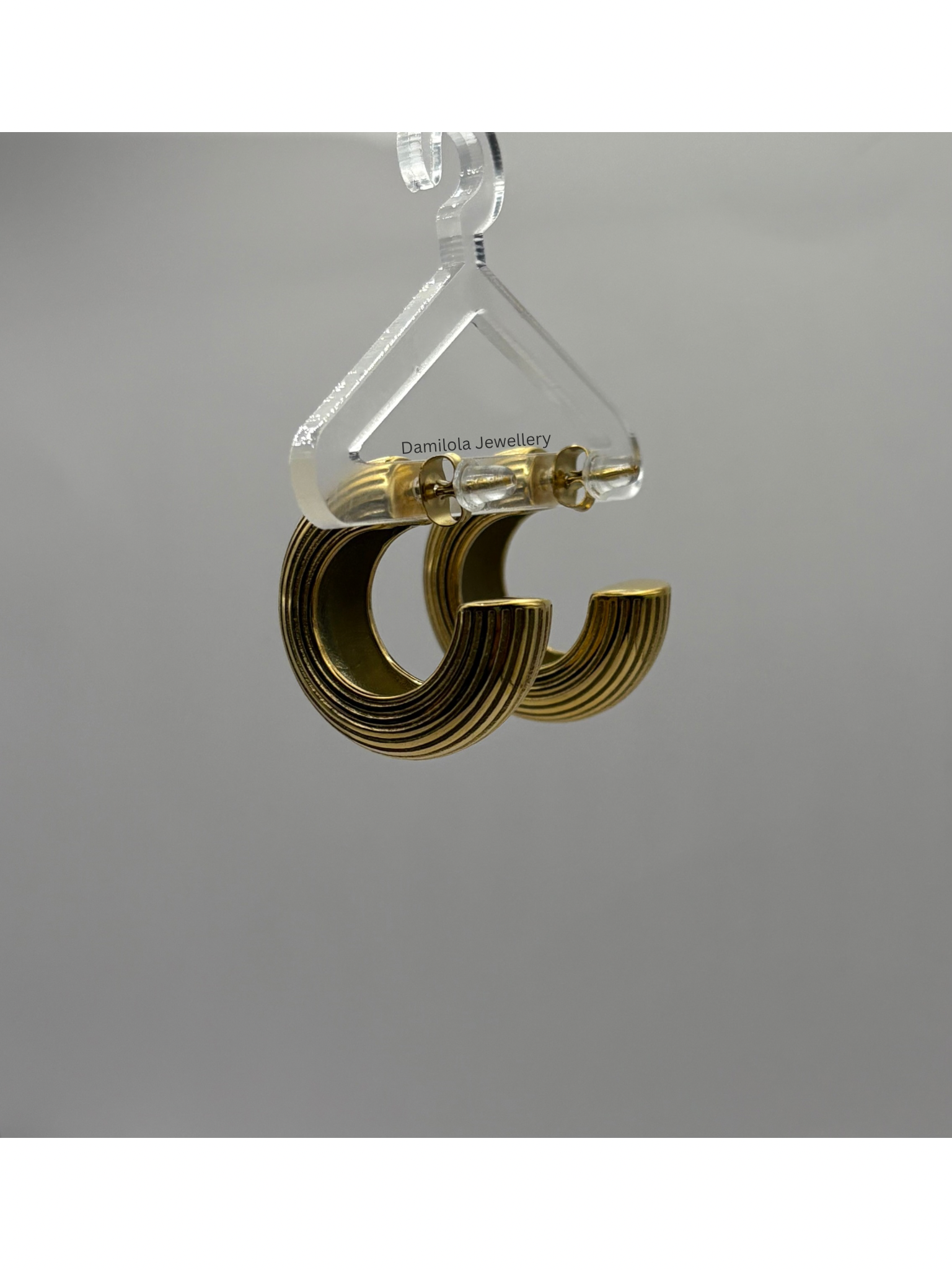 Luxe Gold Chunky ‘Jameila’ Hoop Earrings