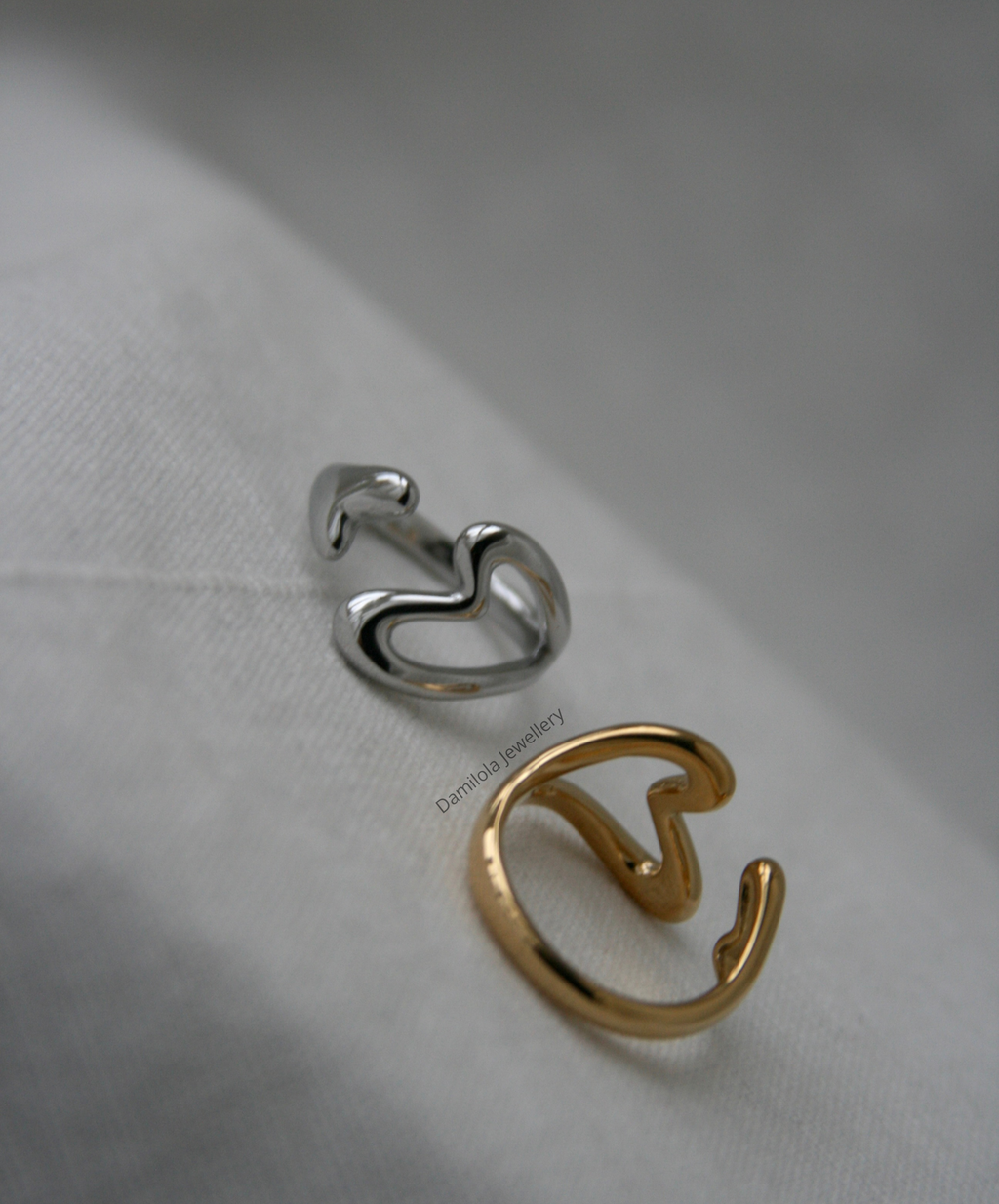 Heart to Heart Ring - Gold/Silver