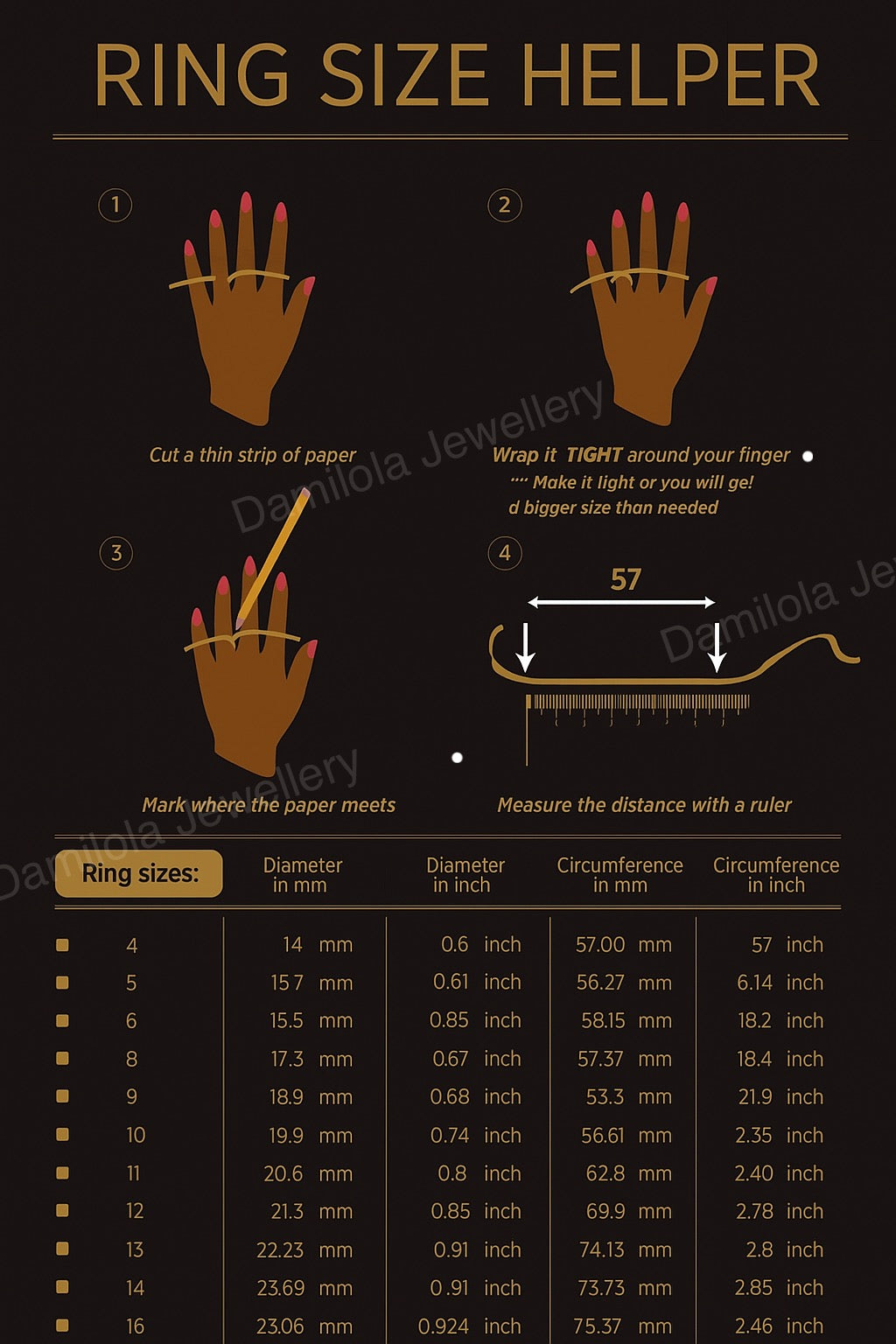 Triple Loop ‘Tyra’ Ring