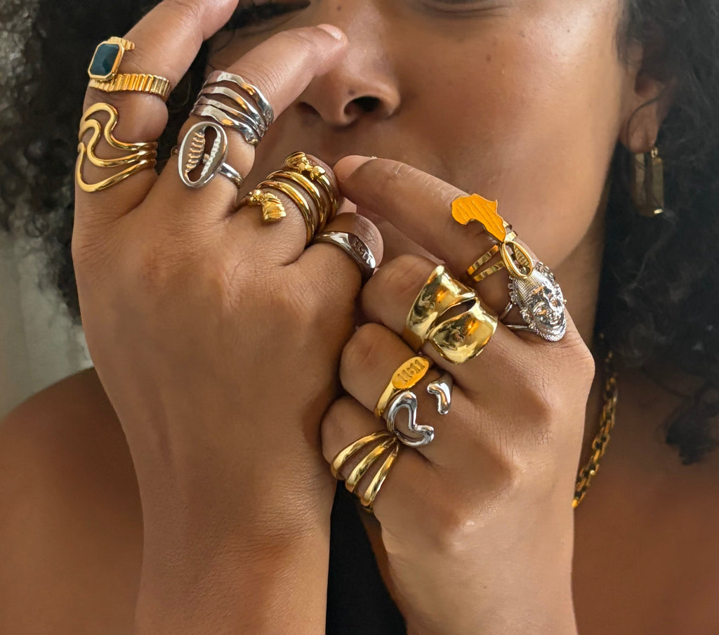 Heart to Heart Ring - Gold/Silver