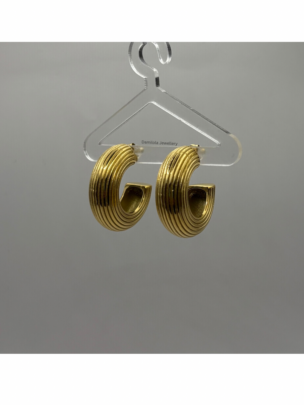 Luxe Gold Chunky ‘Jameila’ Hoop Earrings