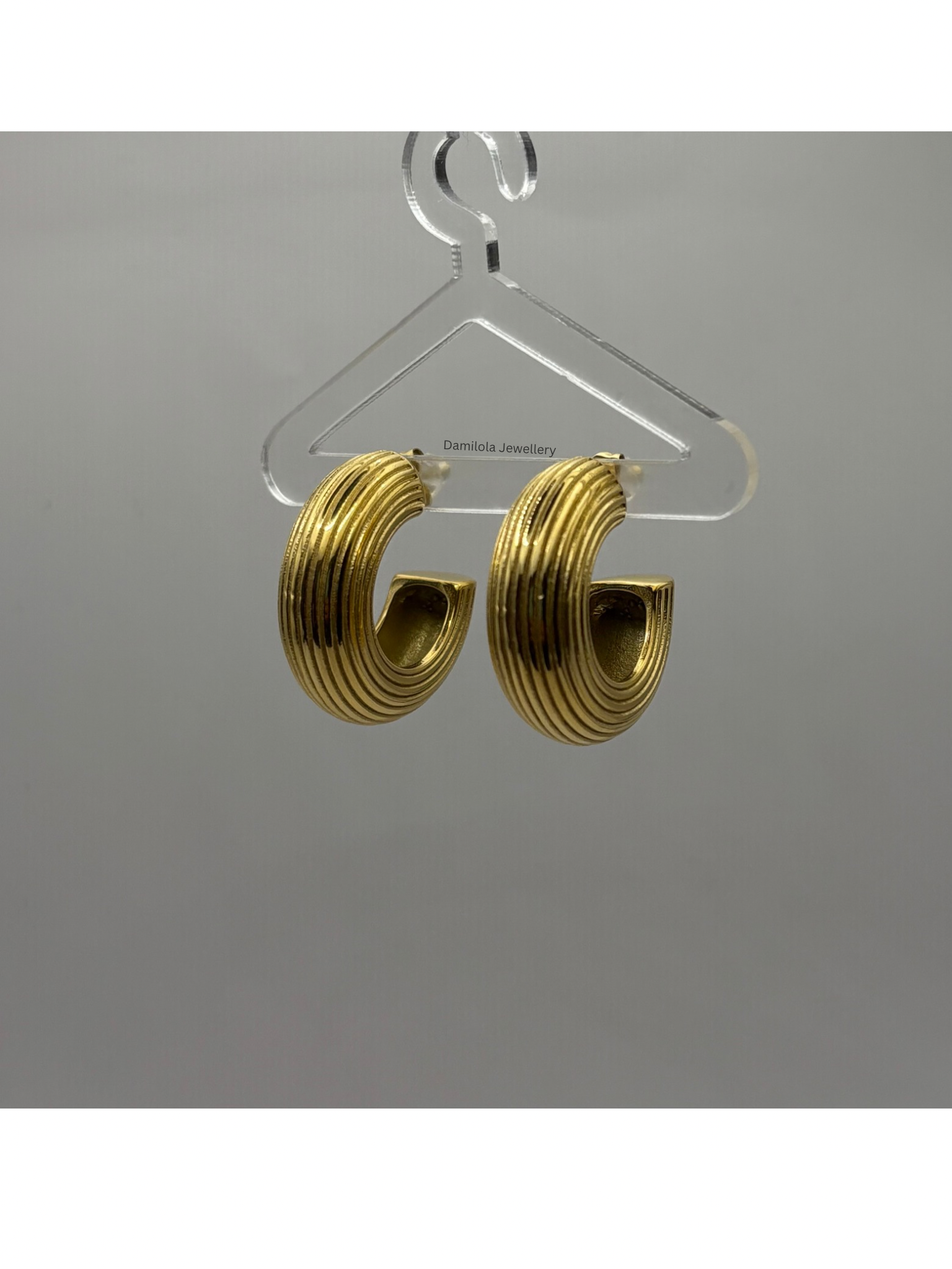 Luxe Gold Chunky ‘Jameila’ Hoop Earrings