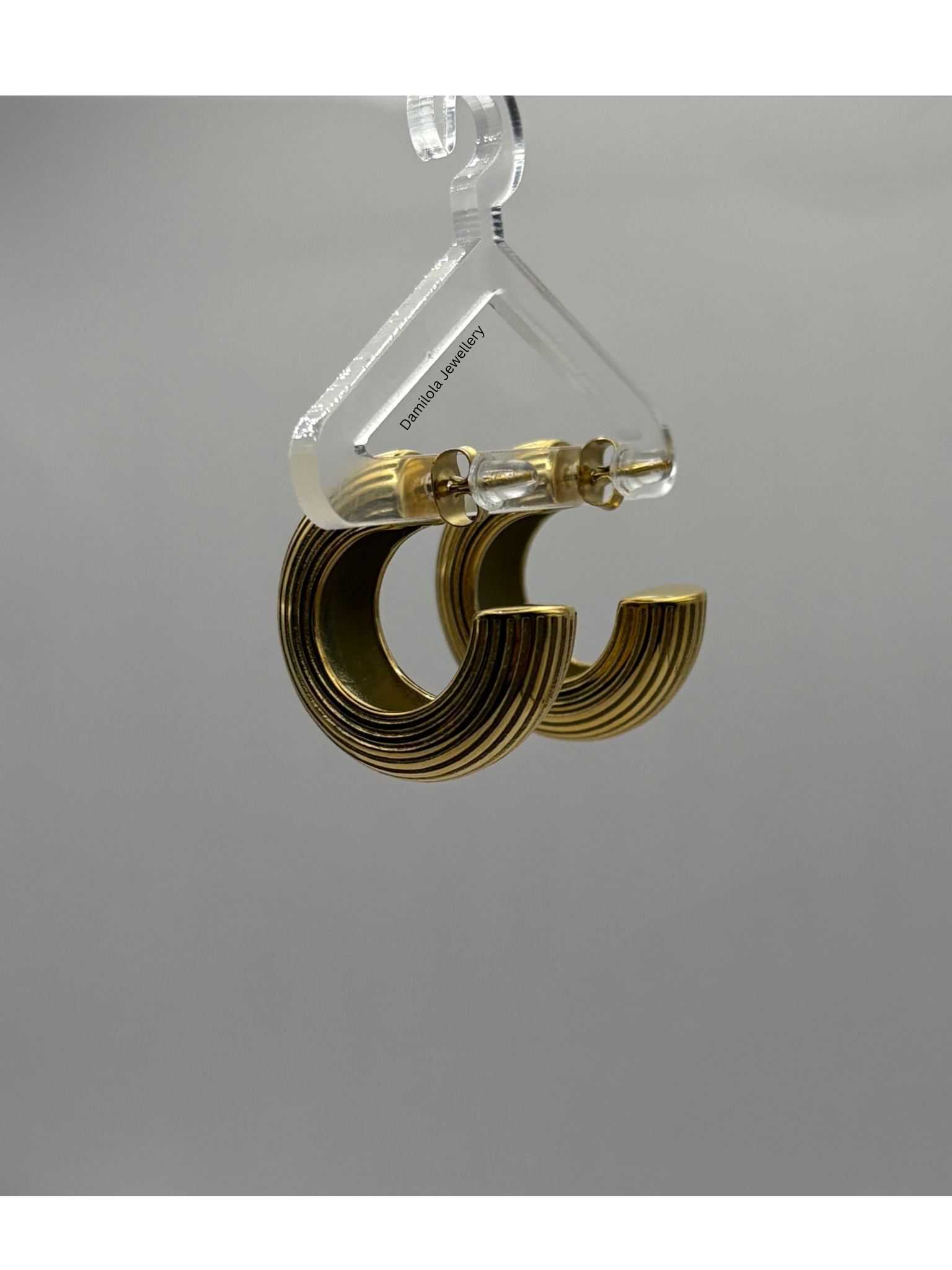 Luxe Gold Chunky ‘Jameila’ Hoop Earrings