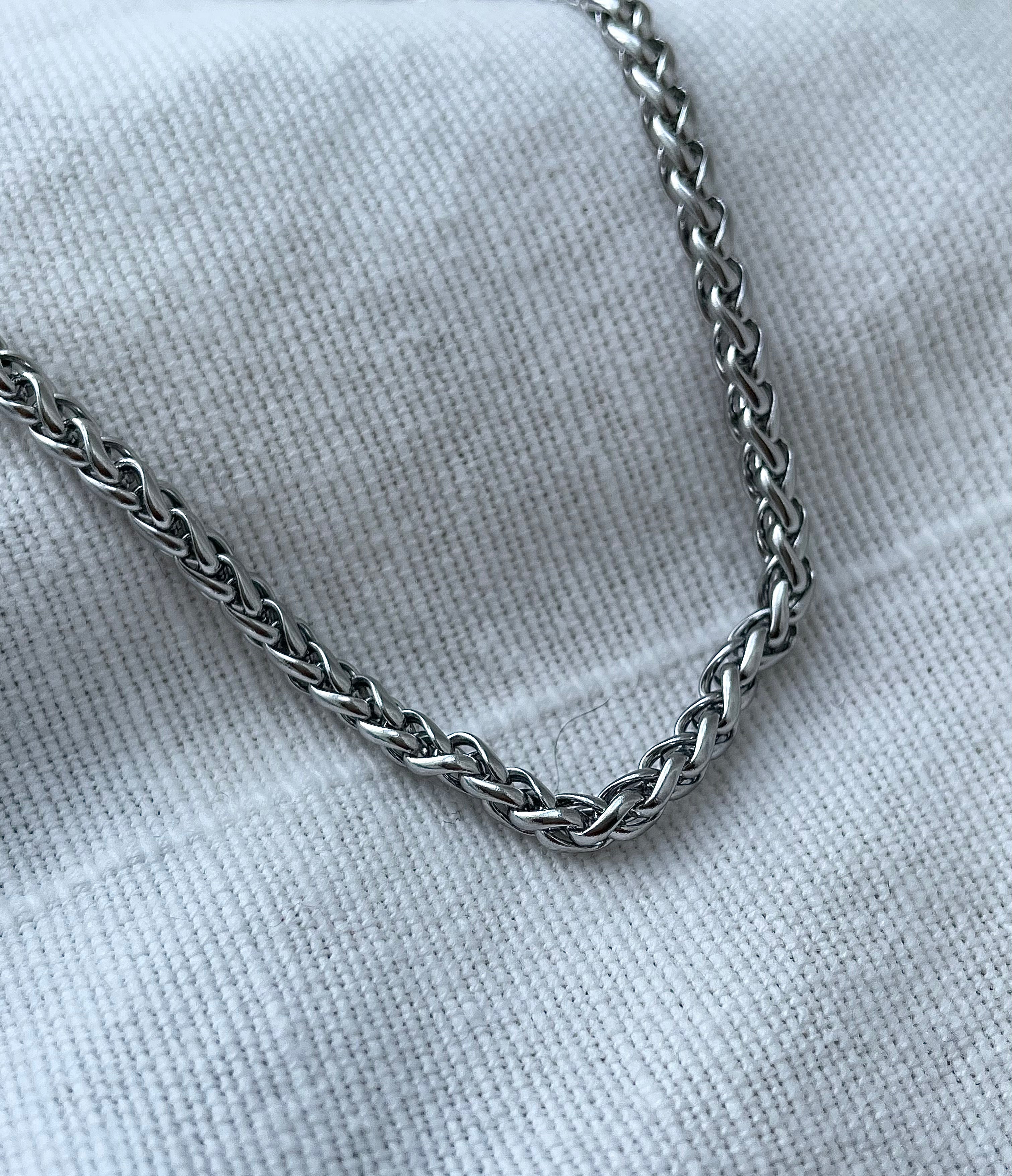 Steel Wheat Chain - Silver/Gold